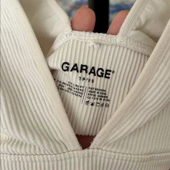 Garage Sports Bra. XS. PTP: 11”. - Picture 3 of 3